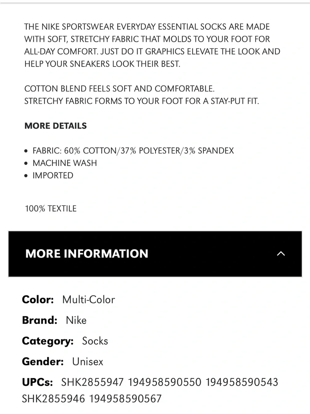 Nike Crew Socks Trio - Red, White, Lime with 'Just Do It' Branding